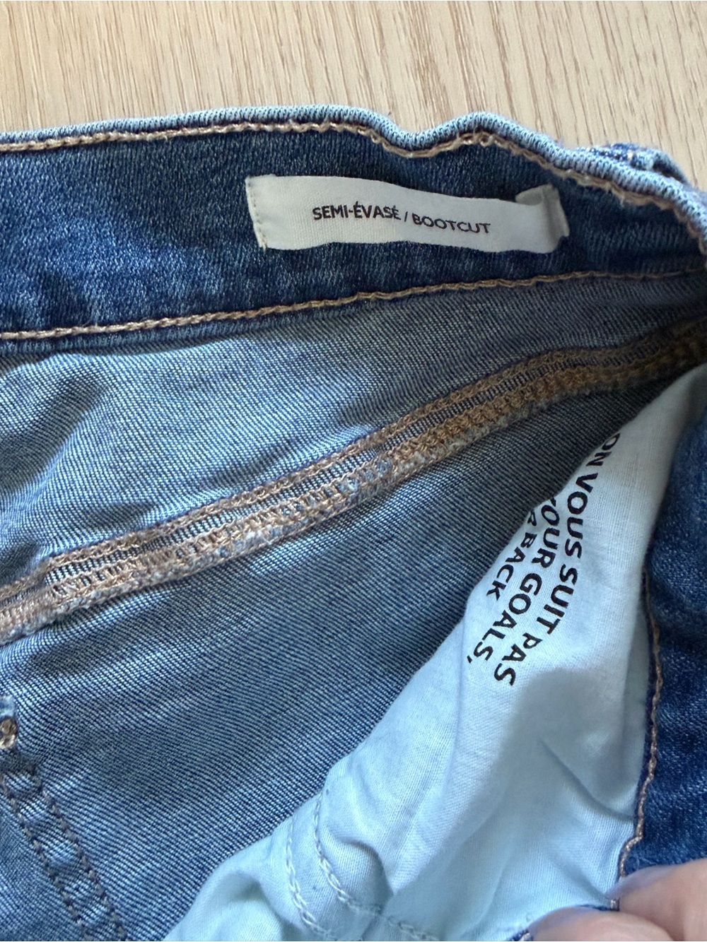 Dynamite Ruby Bootcut high rise NWOT - Picture 8 of 9